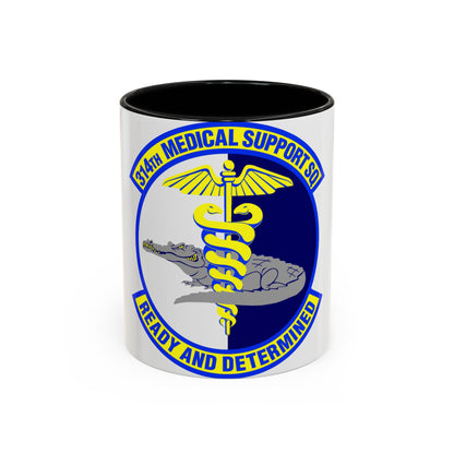 314th Medical Support Squadron (U.S. Air Force) Accent Coffee Mug