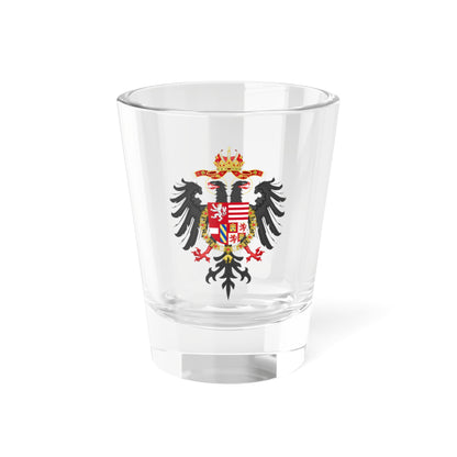 Middle Coat of Arms of Rudolf II Matthias and Ferdinand II Holy Roman Emperors (Germany) (Coat of Arms) Shot Glass 1.5oz