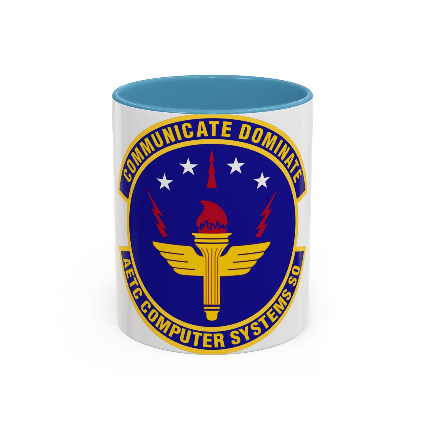 AETC Computer Systems Squadron (U.S. Air Force) Accent Coffee Mug