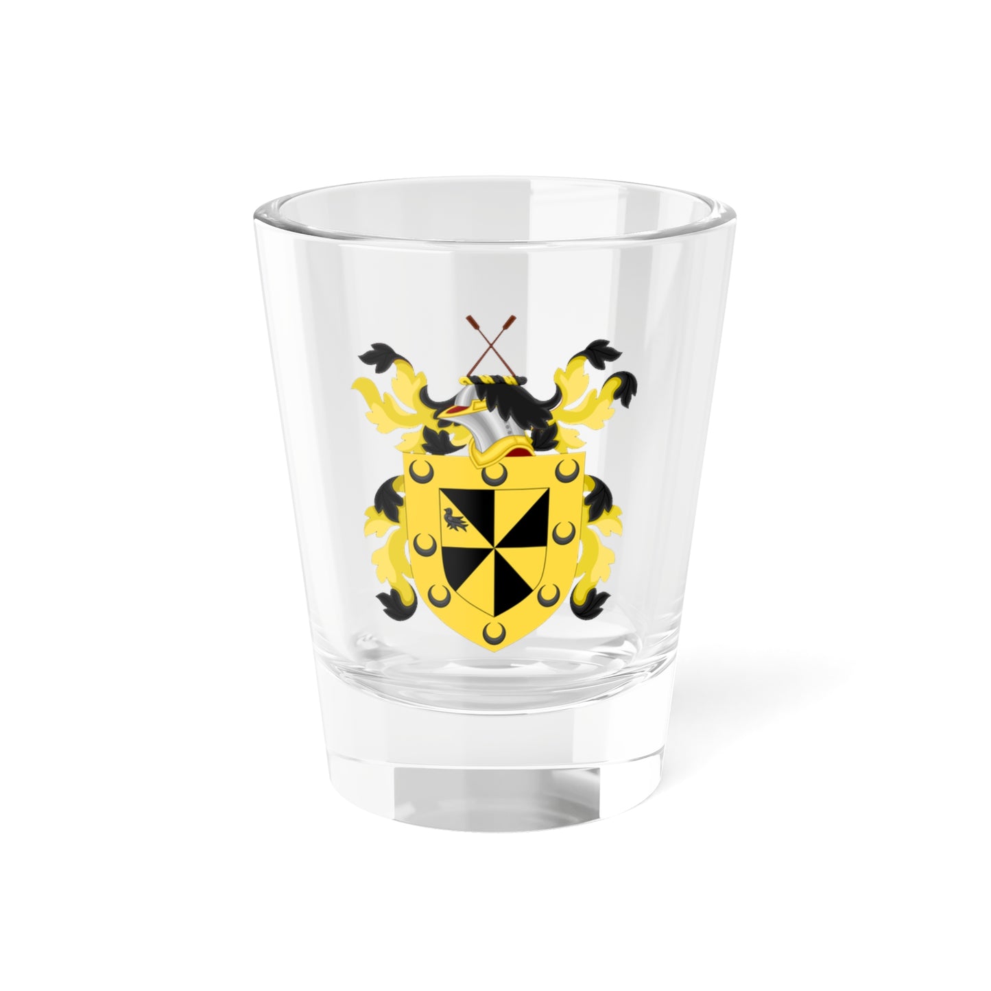 Coat of Arms of John Campbell (United States) (Coat of Arms) Shot Glass 1.5oz