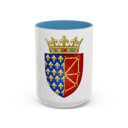 Arms of the Kingdom of France & Navarre - Accent Coffee Mug
