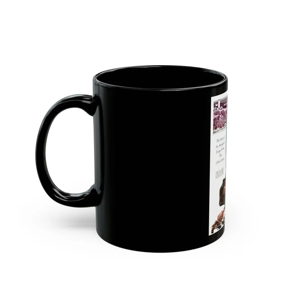 Escape, 1933 - Black Coffee Mug-Go Mug Yourself