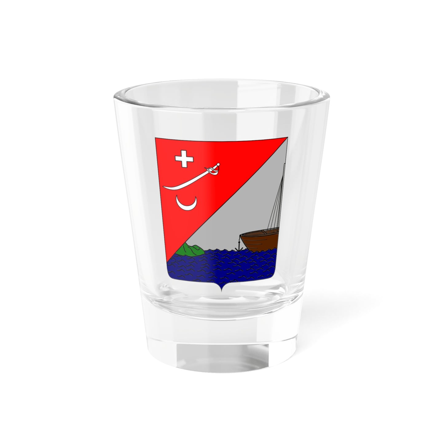Izmail Coat of Arms (Russia) (Coat of Arms) Shot Glass 1.5oz