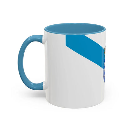 Flag of Galicia Spain - Accent Coffee Mug-Go Mug Yourself