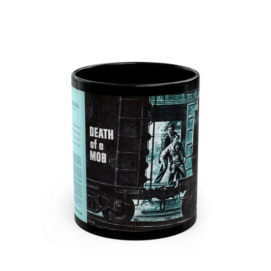 Death of a Mob, Male magazine, February 1957 - Black Coffee Mug-11oz-Go Mug Yourself