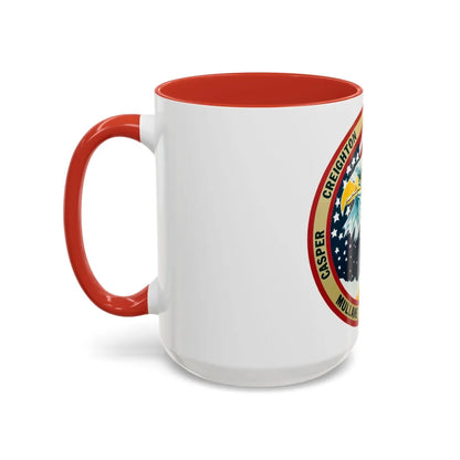 STS 36 (NASA) Accent Coffee Mug-Go Mug Yourself