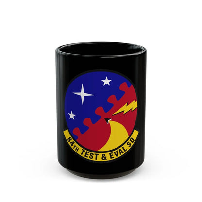 84th Test and Evaluation Squadron (U.S. Air Force) Black Coffee Mug-15oz-Go Mug Yourself