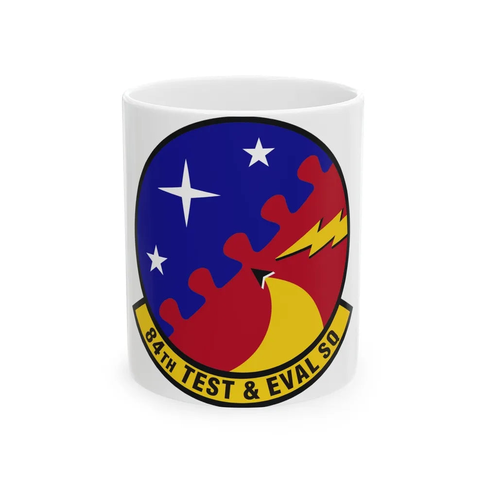 84th Test and Evaluation Squadron (U.S. Air Force) White Coffee Mug-11oz-Go Mug Yourself