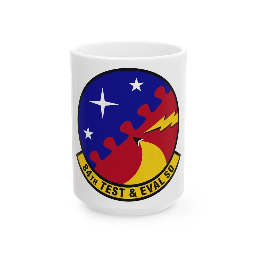 84th Test and Evaluation Squadron (U.S. Air Force) White Coffee Mug-15oz-Go Mug Yourself