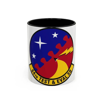 84th Test and Evaluation Squadron (U.S. Air Force) Accent Coffee Mug 11oz Black - Go Mug Yourself