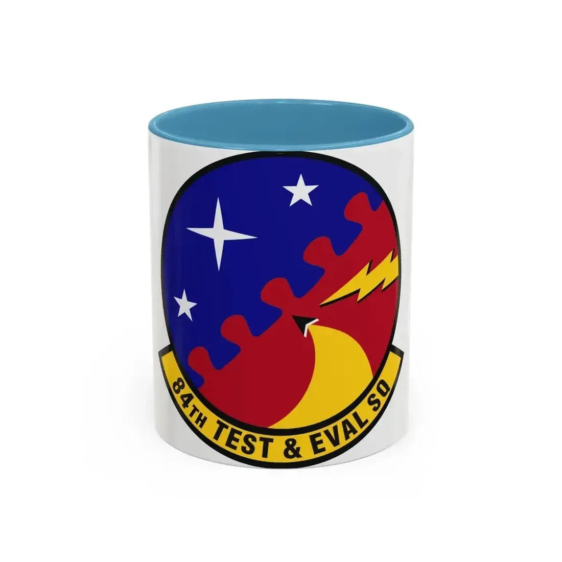 84th Test and Evaluation Squadron (U.S. Air Force) Accent Coffee Mug 11oz Light Blue - Go Mug Yourself