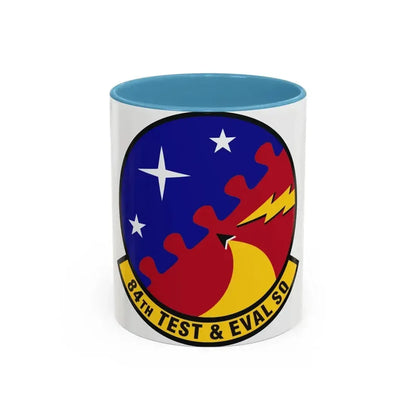 84th Test and Evaluation Squadron (U.S. Air Force) Accent Coffee Mug 11oz Light Blue - Go Mug Yourself