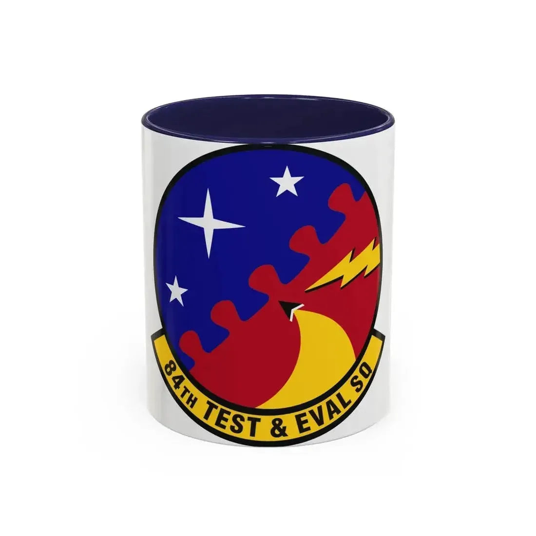 84th Test and Evaluation Squadron (U.S. Air Force) Accent Coffee Mug 11oz Navy - Go Mug Yourself