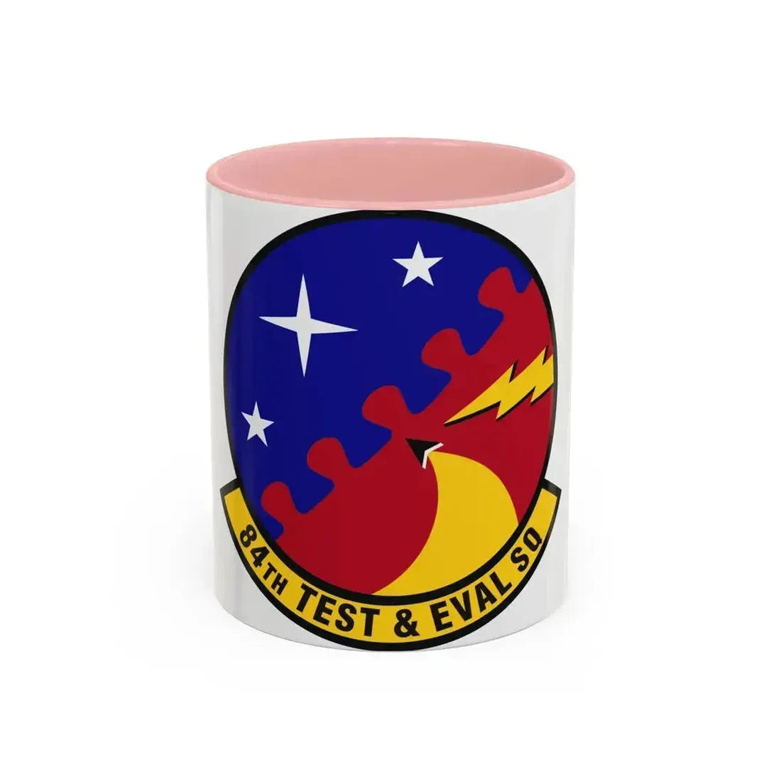 84th Test and Evaluation Squadron (U.S. Air Force) Accent Coffee Mug 11oz Pink - Go Mug Yourself