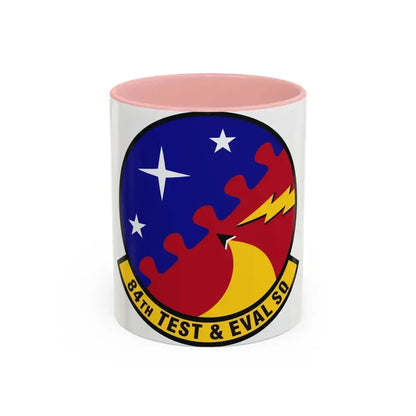 84th Test and Evaluation Squadron (U.S. Air Force) Accent Coffee Mug 11oz Pink - Go Mug Yourself
