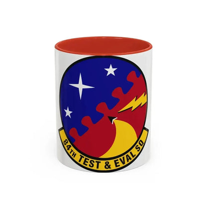 84th Test and Evaluation Squadron (U.S. Air Force) Accent Coffee Mug 11oz Red - Go Mug Yourself
