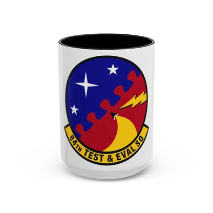 84th Test and Evaluation Squadron (U.S. Air Force) Accent Coffee Mug 15oz Black - Go Mug Yourself