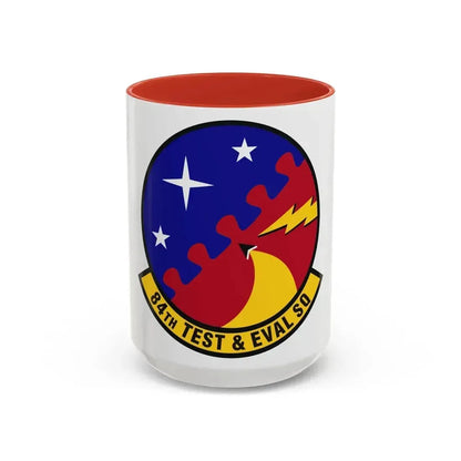 84th Test and Evaluation Squadron (U.S. Air Force) Accent Coffee Mug 15oz Red - Go Mug Yourself