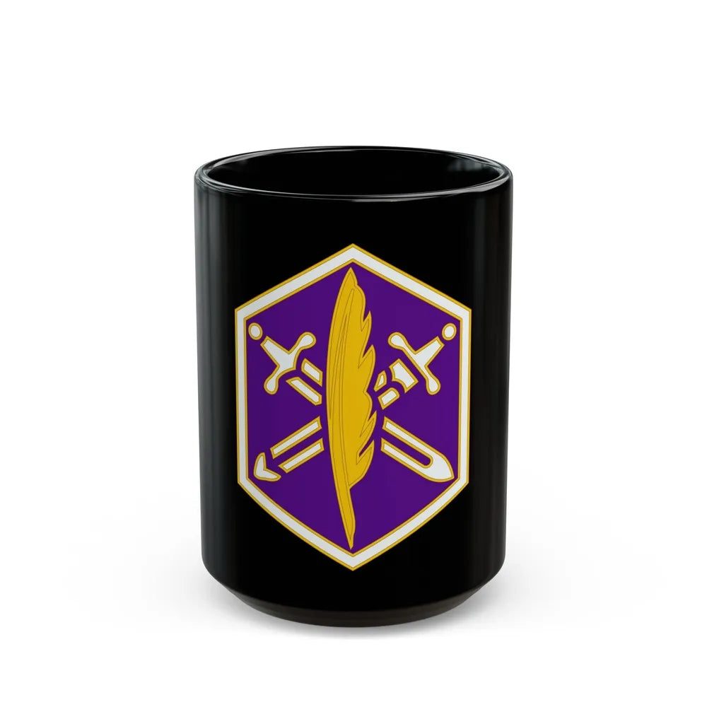 85 Civil Affairs Brigade 2 (U.S. Army) Black Coffee Mug-15oz-Go Mug Yourself