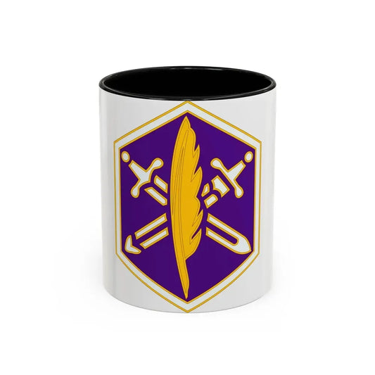 85 Civil Affairs Brigade 2 (U.S. Army) Accent Coffee Mug 11oz Black - Go Mug Yourself
