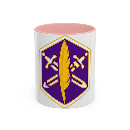 85 Civil Affairs Brigade 2 (U.S. Army) Accent Coffee Mug 11oz Pink - Go Mug Yourself