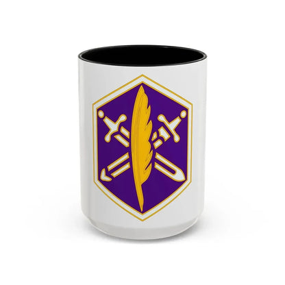 85 Civil Affairs Brigade 2 (U.S. Army) Accent Coffee Mug 15oz Black - Go Mug Yourself