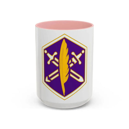 85 Civil Affairs Brigade 2 (U.S. Army) Accent Coffee Mug 15oz Pink - Go Mug Yourself
