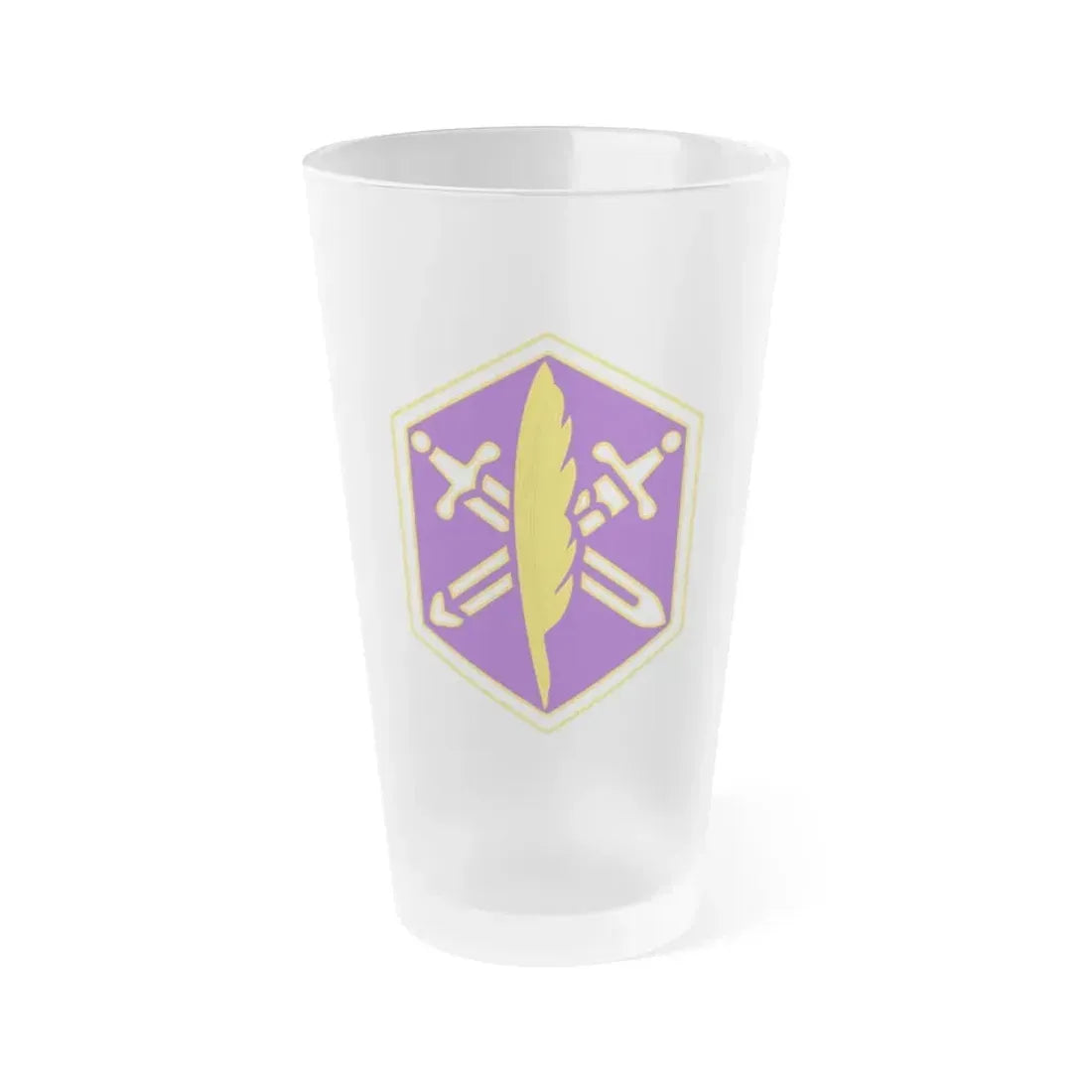 85 Civil Affairs Brigade 2 (U.S. Army) Frosted Pint Glass 16oz Default Title - Go Mug Yourself