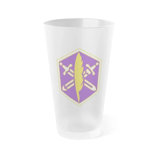 85 Civil Affairs Brigade 2 (U.S. Army) Frosted Pint Glass 16oz Default Title - Go Mug Yourself