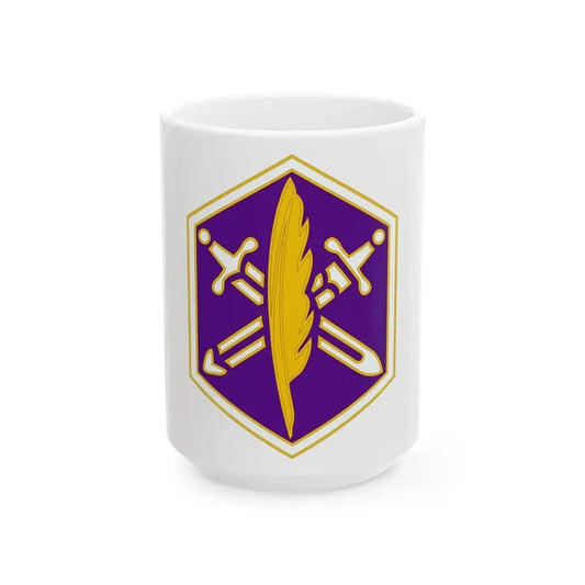 85 Civil Affairs Brigade 2 (U.S. Army) White Coffee Mug 15oz - Go Mug Yourself