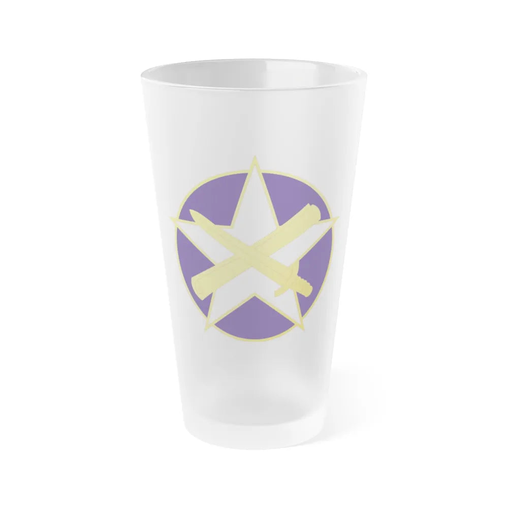 85 Civil Affairs Brigade (U.S. Army) Frosted Pint Glass 16oz-Go Mug Yourself