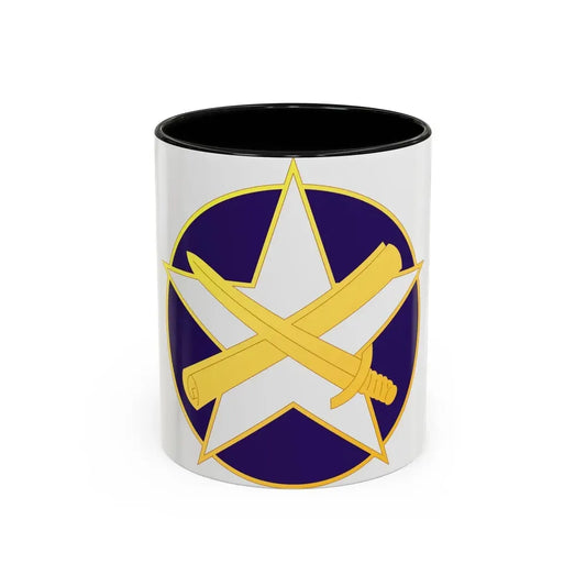 85 Civil Affairs Brigade (U.S. Army) Accent Coffee Mug 11oz Black - Go Mug Yourself