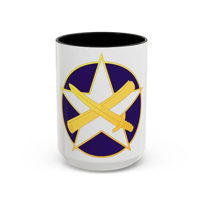 85 Civil Affairs Brigade (U.S. Army) Accent Coffee Mug 15oz Black - Go Mug Yourself