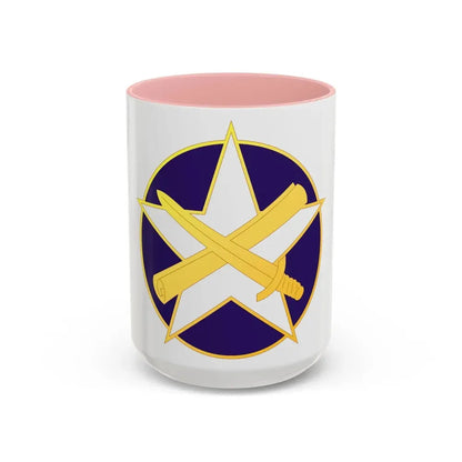 85 Civil Affairs Brigade (U.S. Army) Accent Coffee Mug 15oz Pink - Go Mug Yourself