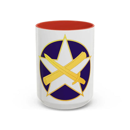 85 Civil Affairs Brigade (U.S. Army) Accent Coffee Mug 15oz Red - Go Mug Yourself