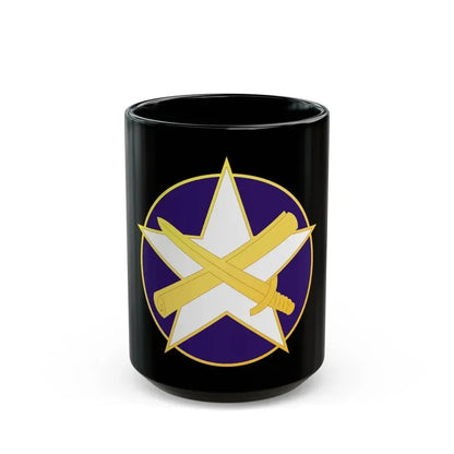 85 Civil Affairs Brigade (U.S. Army) Black Coffee Mug 15oz - Go Mug Yourself