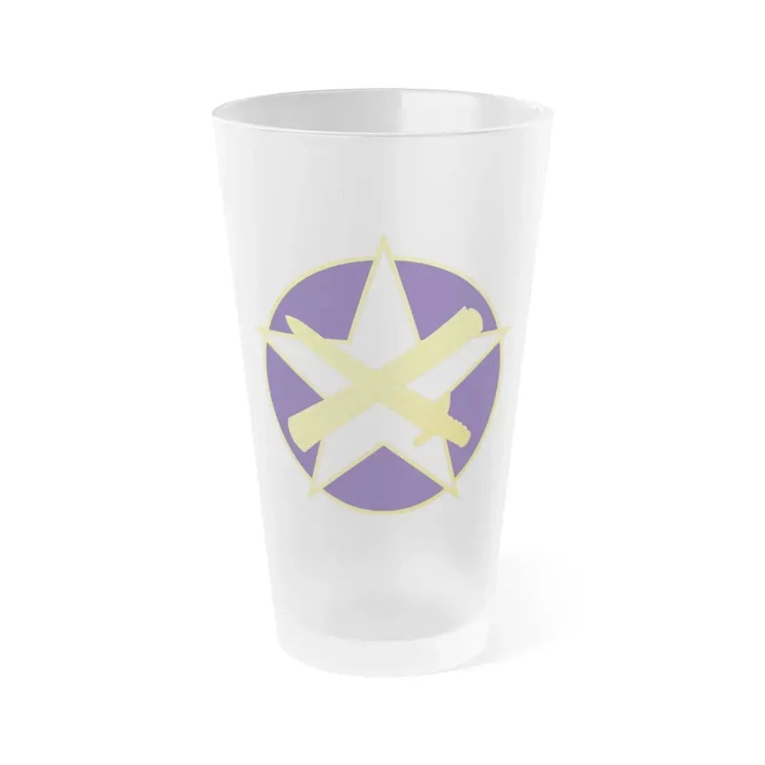 85 Civil Affairs Brigade (U.S. Army) Frosted Pint Glass 16oz Default Title - Go Mug Yourself
