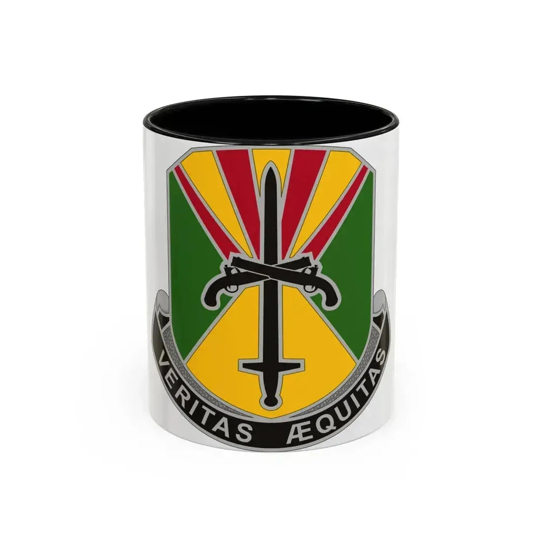 850 Military Police Battalion (U.S. Army) Accent Coffee Mug 11oz Black - Go Mug Yourself
