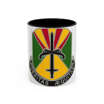 850 Military Police Battalion (U.S. Army) Accent Coffee Mug 11oz Black - Go Mug Yourself