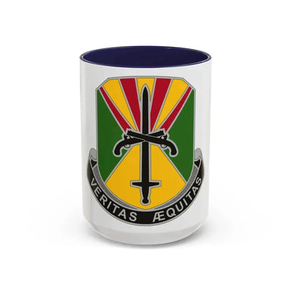 850 Military Police Battalion (U.S. Army) Accent Coffee Mug 15oz Navy - Go Mug Yourself