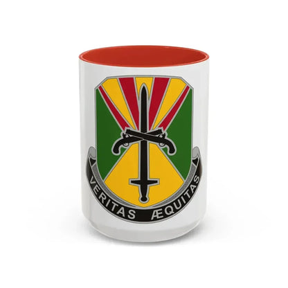 850 Military Police Battalion (U.S. Army) Accent Coffee Mug 15oz Red - Go Mug Yourself