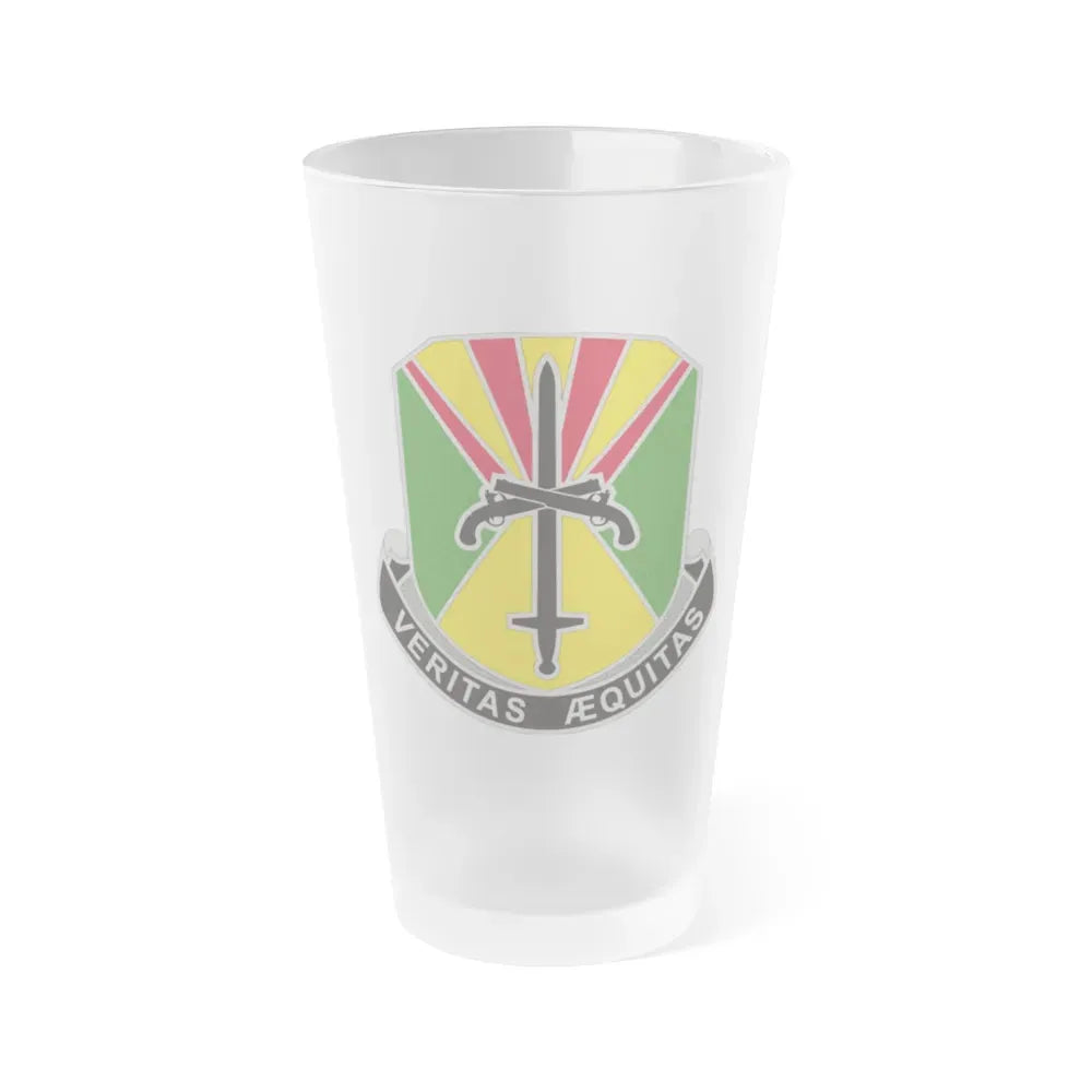 850 Military Police Battalion (U.S. Army) Frosted Pint Glass 16oz Default Title - Go Mug Yourself