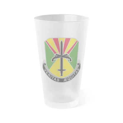 850 Military Police Battalion (U.S. Army) Frosted Pint Glass 16oz Default Title - Go Mug Yourself