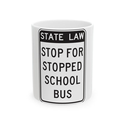 NYSDOT NYR9-20 (New York) (Road Sign) White Coffee Mug