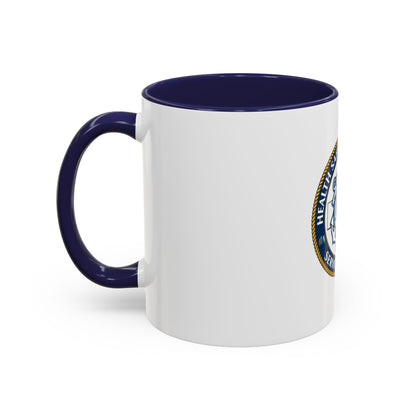 HSWL Service Center (U.S. Coast Guard) Accent Coffee Mug