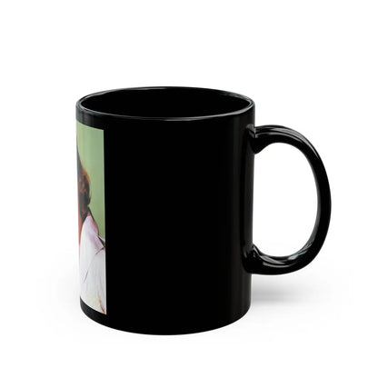 Jeanne Crain #129 (Vintage Female Icon) Black Coffee Mug-Go Mug Yourself