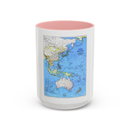 Asia-Pacific (1989) (Map) Accent Coffee Mug
