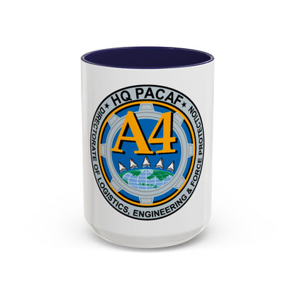 HQ PACAF A4 (U.S. Air Force) Accent Coffee Mug