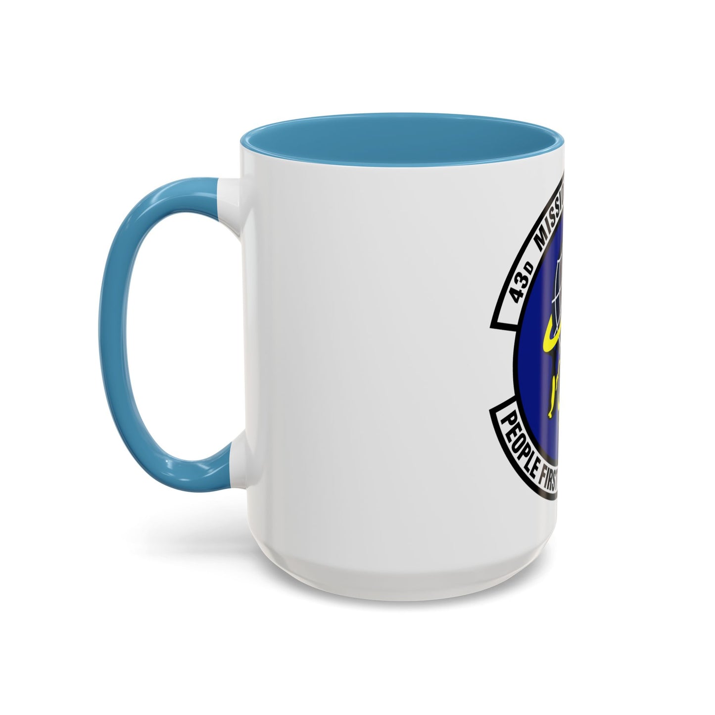 43d Mission Support Squadron (U.S. Air Force) Accent Coffee Mug
