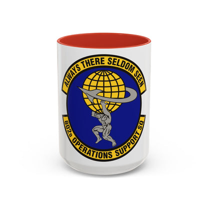 802d Operations Support Squadron (U.S. Air Force) Accent Coffee Mug